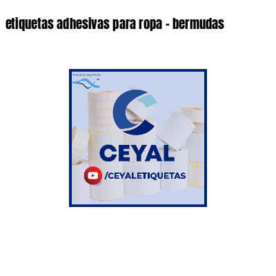 etiquetas adhesivas para ropa - bermudas