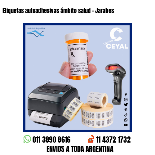 Etiquetas autoadhesivas ámbito salud – Jarabes