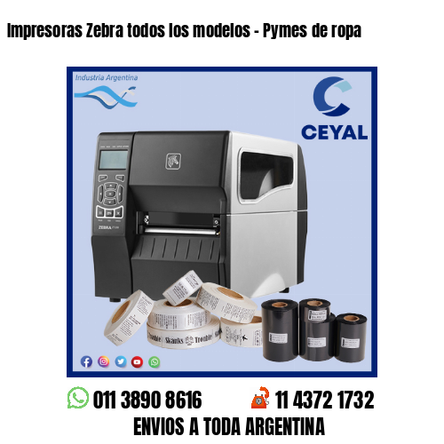 Impresoras Zebra todos los modelos – Pymes de ropa