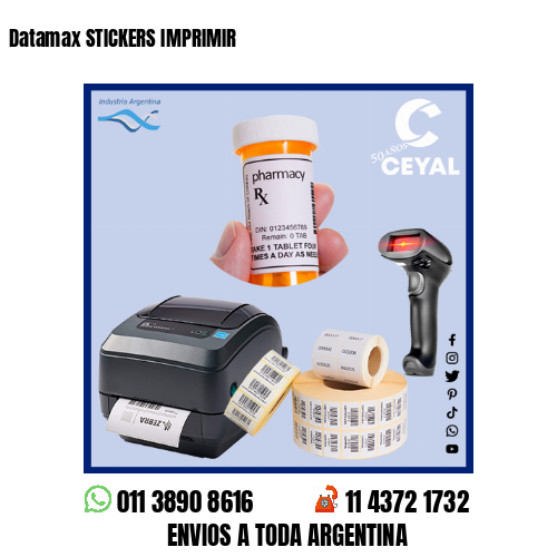 Datamax STICKERS IMPRIMIR