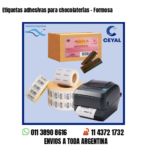 Etiquetas adhesivas para chocolaterías – Formosa