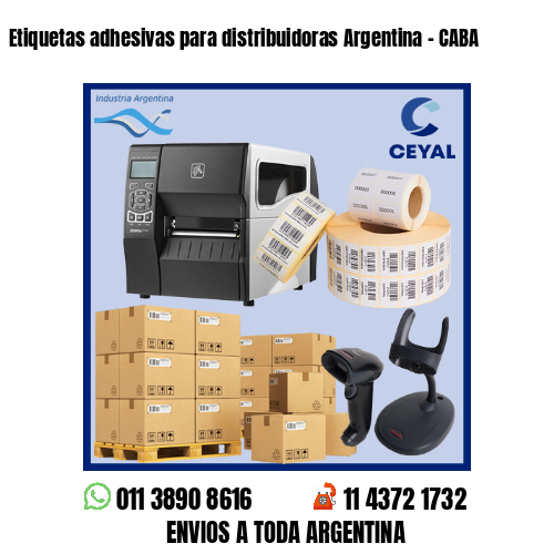 Etiquetas adhesivas para distribuidoras Argentina – CABA