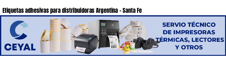 Etiquetas adhesivas para distribuidoras Argentina - Santa Fe