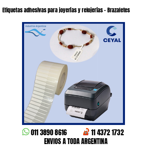 Etiquetas adhesivas para joyerías y relojerías – Brazaletes