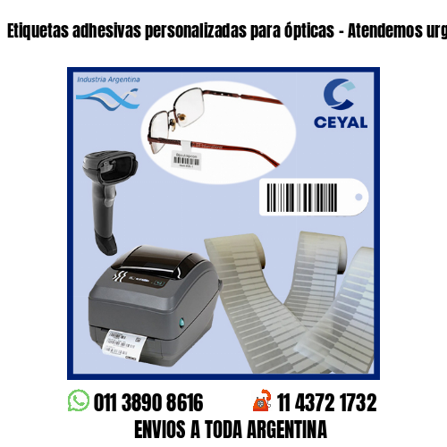 Etiquetas adhesivas personalizadas para ópticas – Atendemos urgencias!