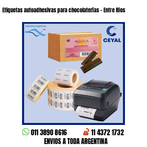 Etiquetas autoadhesivas para chocolaterías – Entre Rios