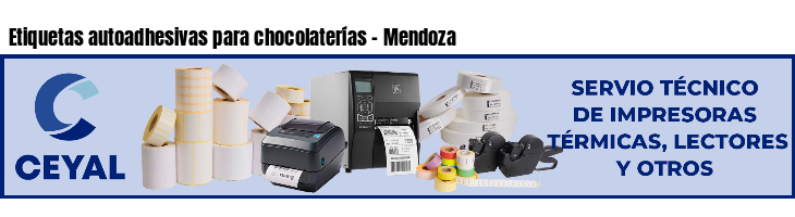 Etiquetas autoadhesivas para chocolaterías - Mendoza