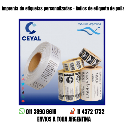 Imprenta de etiquetas personalizadas – Rollos de etiqueta de poliamida