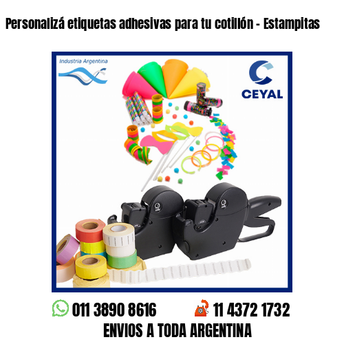 Personalizá etiquetas adhesivas para tu cotillón – Estampitas