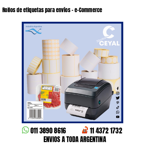 Rollos de etiquetas para envíos – e-Commerce