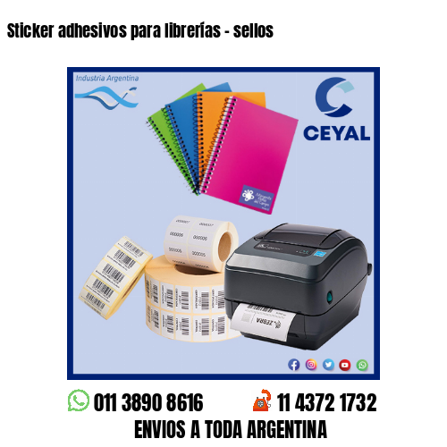 Sticker adhesivos para librerías – sellos