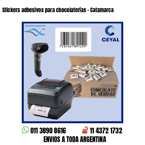 Stickers adhesivos para chocolaterías – Catamarca