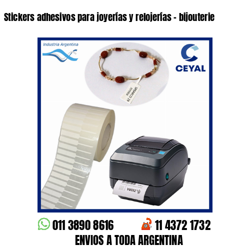 Stickers adhesivos para joyerías y relojerías – bijouterie