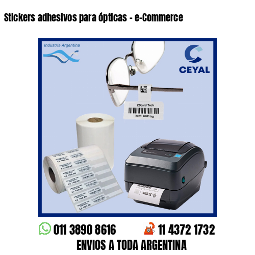 Stickers adhesivos para ópticas – e-Commerce