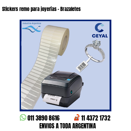 Stickers remo para joyerías – Brazaletes