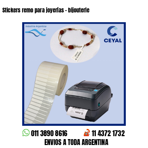 Stickers remo para joyerías – bijouterie