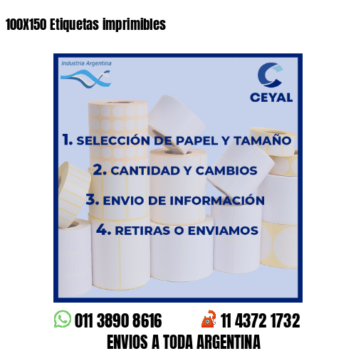 100X150 Etiquetas imprimibles