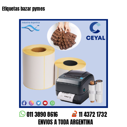 Etiquetas bazar pymes