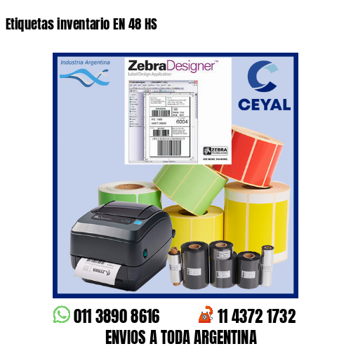 Etiquetas inventario EN 48 HS