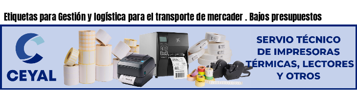 Etiquetas para Gestión y logística para el transporte de mercader . Bajos presupuestos