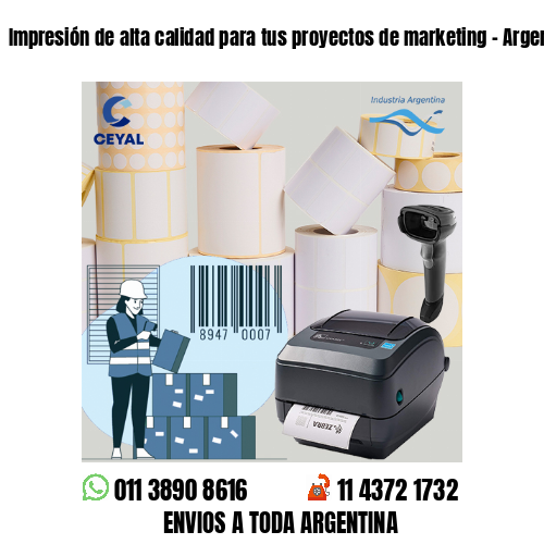 Impresión de alta calidad para tus proyectos de marketing – Argentina