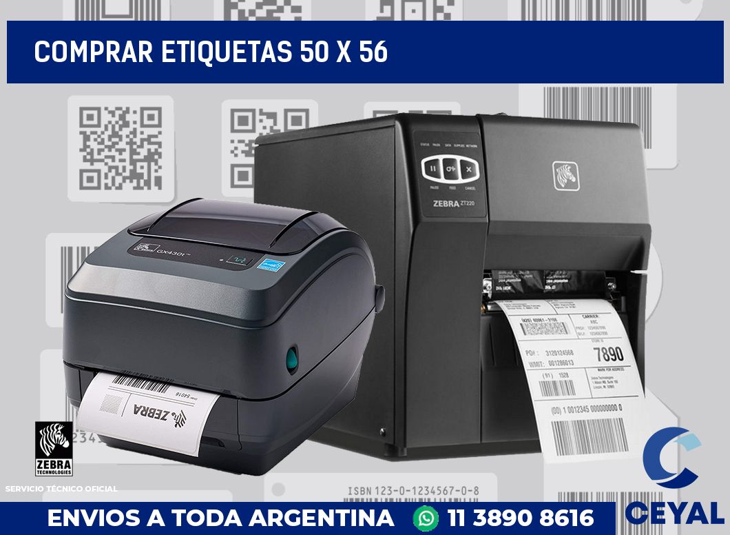 Comprar etiquetas 50 x 56