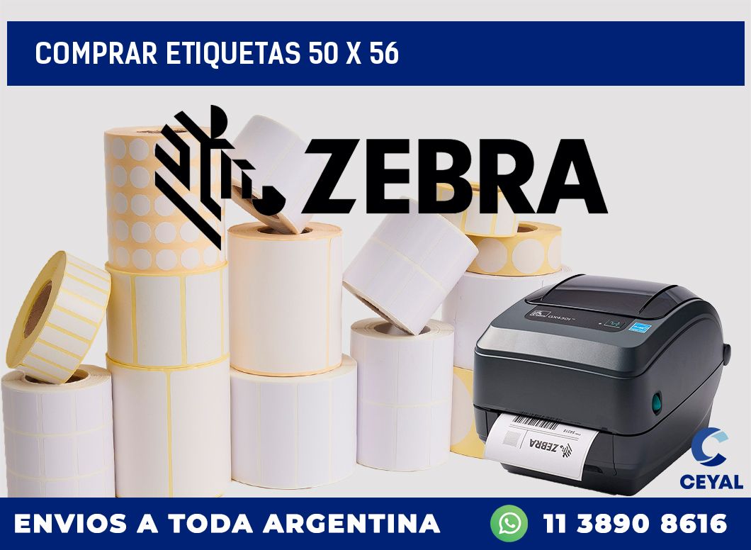 Comprar etiquetas 50 x 56