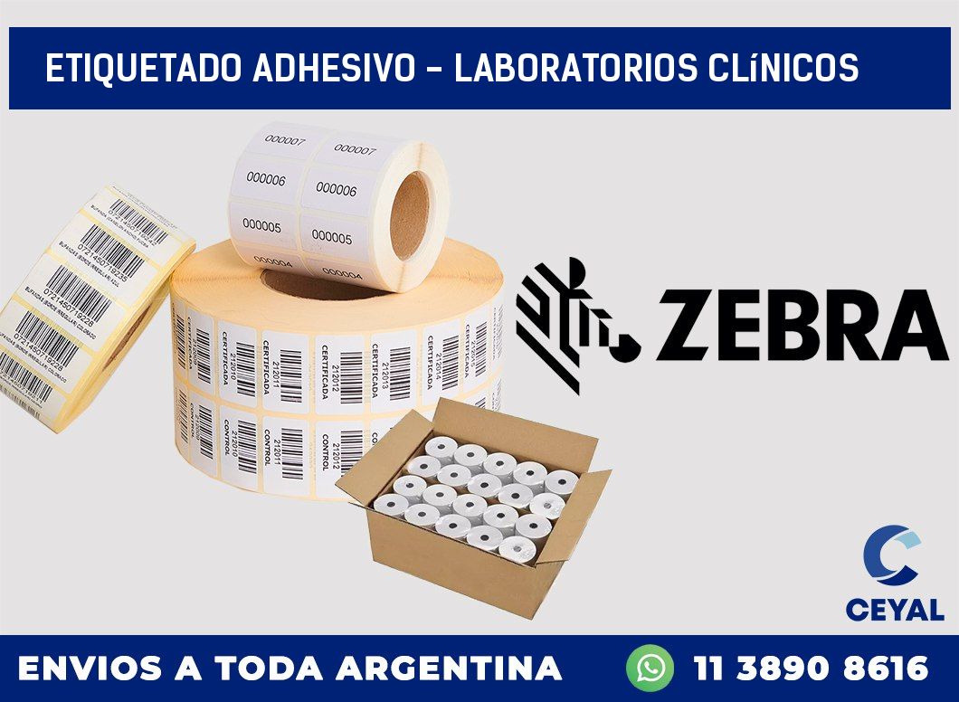 Etiquetado adhesivo – Laboratorios clínicos