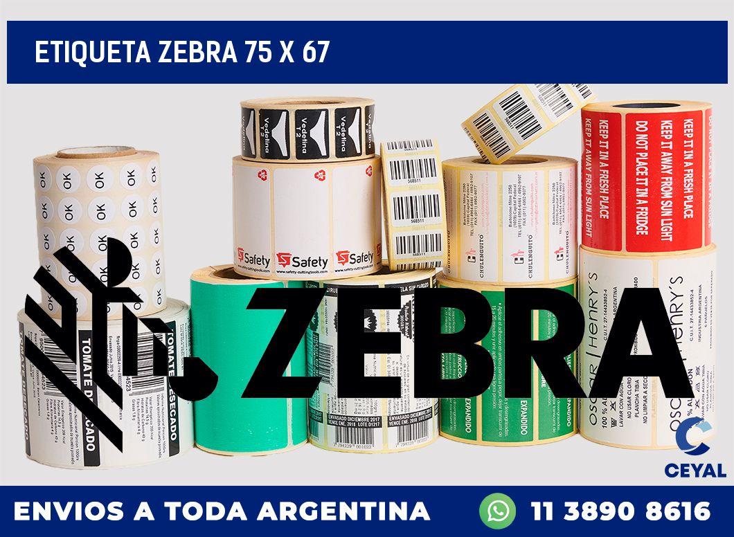 etiqueta zebra 75 x 67