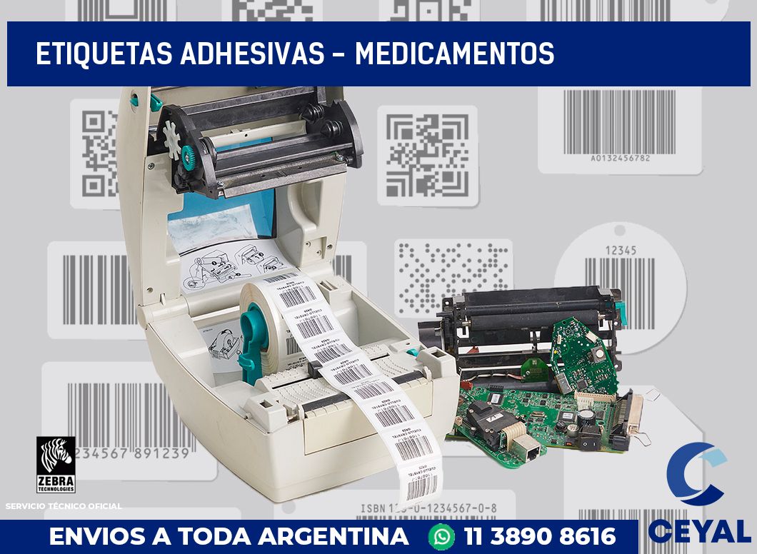 etiquetas adhesivas - Medicamentos