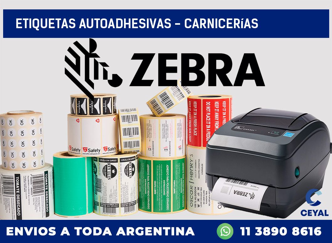 etiquetas autoadhesivas - Carnicerías