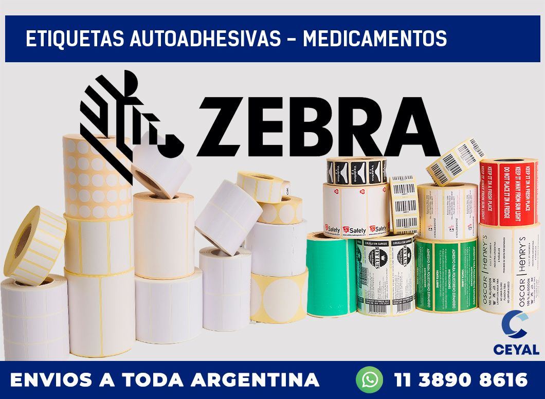 etiquetas autoadhesivas - Medicamentos