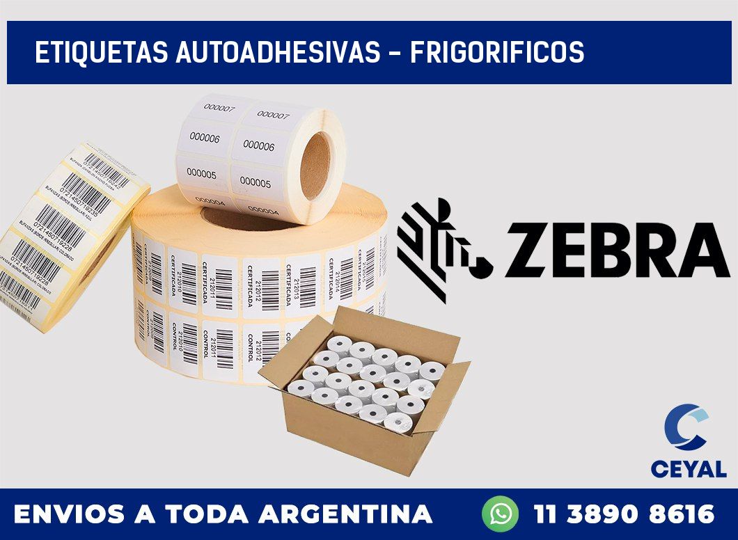 etiquetas autoadhesivas - frigorificos