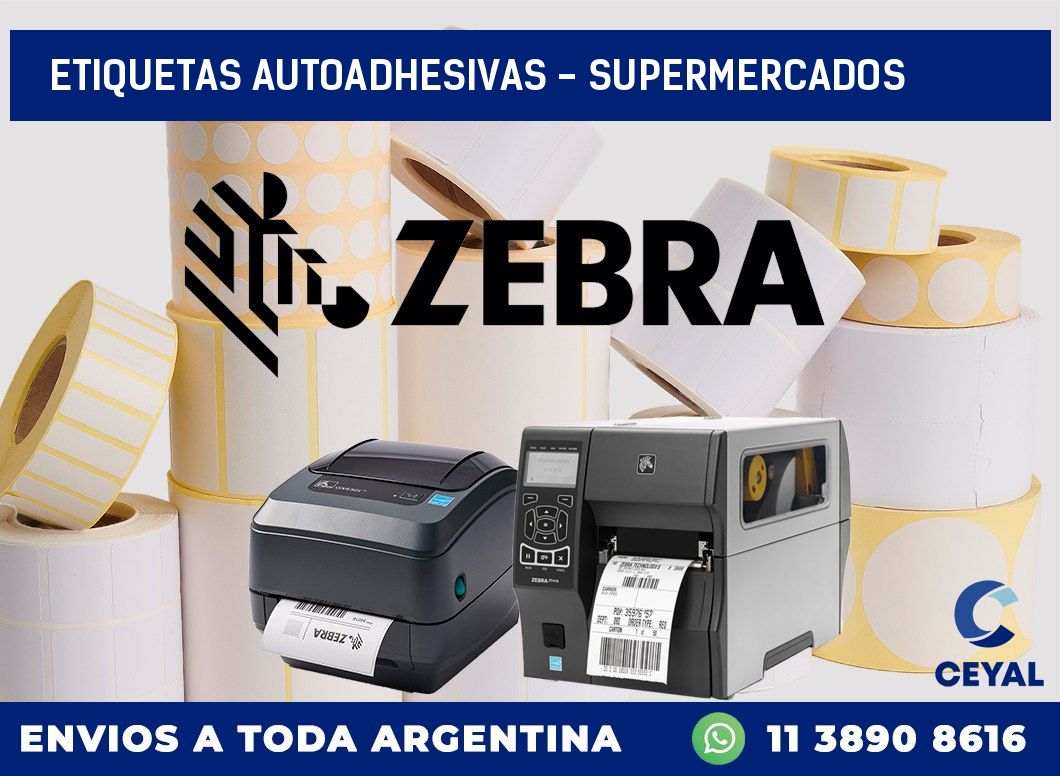 etiquetas autoadhesivas – supermercados