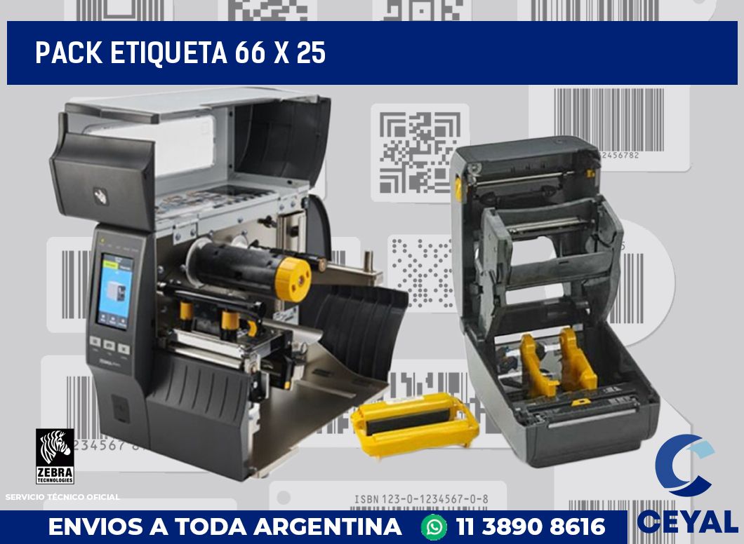 pack etiqueta 66 x 25