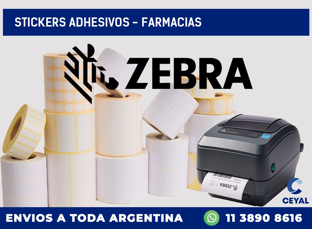 stickers adhesivos – Farmacias