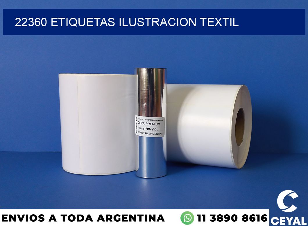 22360 etiquetas ilustracion textil