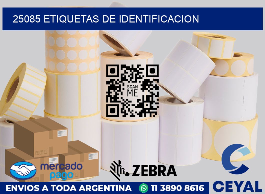 25085 Etiquetas de identificacion