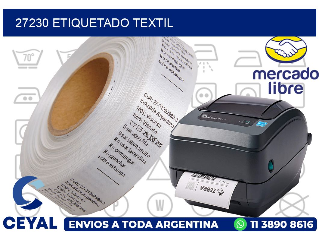 27230 Etiquetado textil