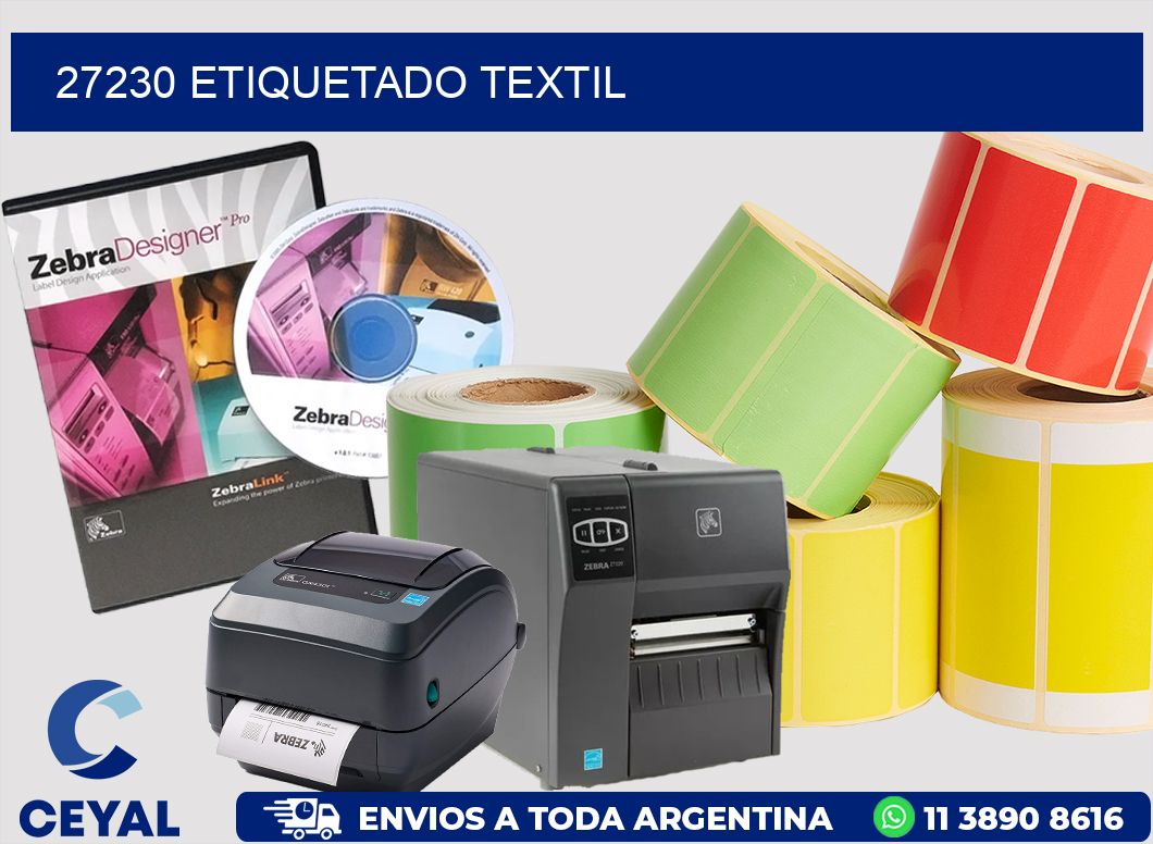 27230 Etiquetado textil