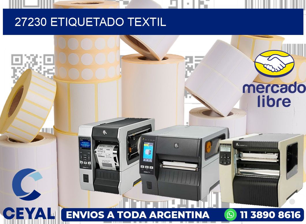 27230 Etiquetado textil