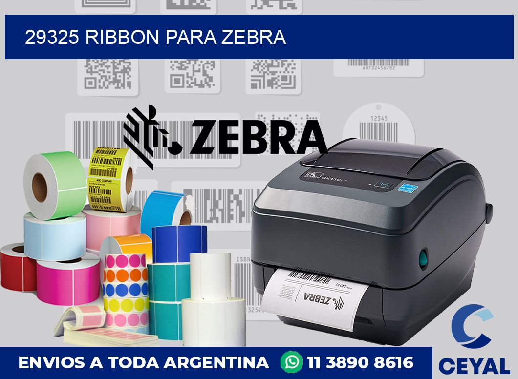 29325 ribbon para zebra