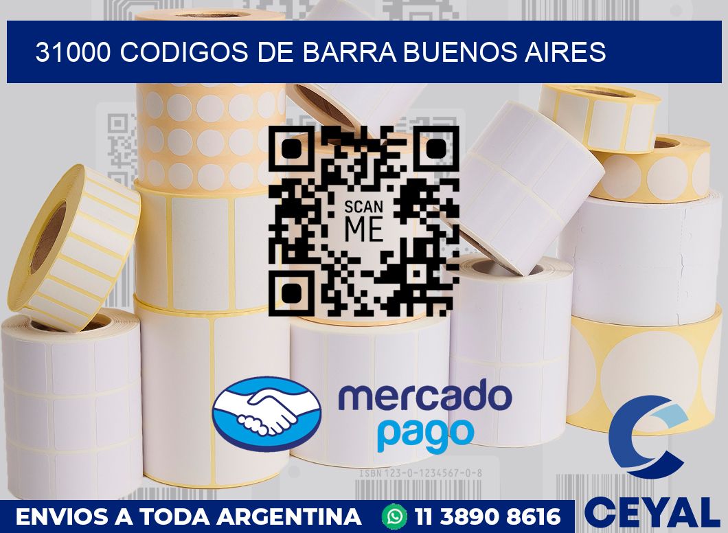 31000 Codigos de barra Buenos Aires