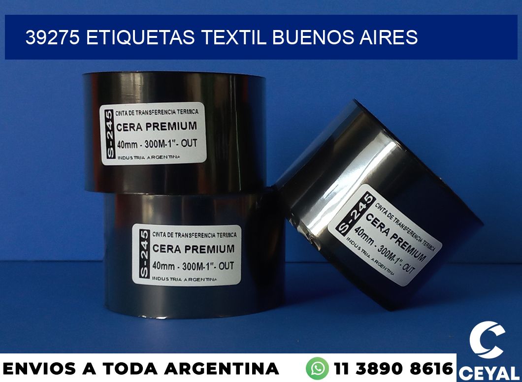 39275 etiquetas textil buenos aires