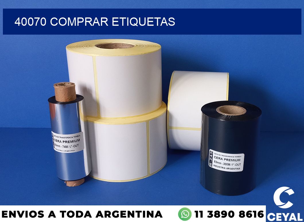 40070 comprar etiquetas