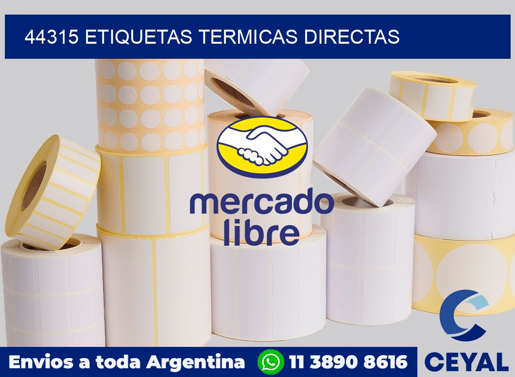 44315 Etiquetas termicas directas