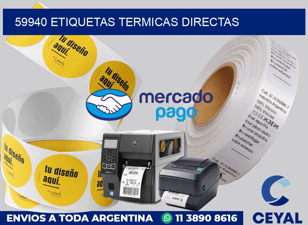 59940 Etiquetas termicas directas