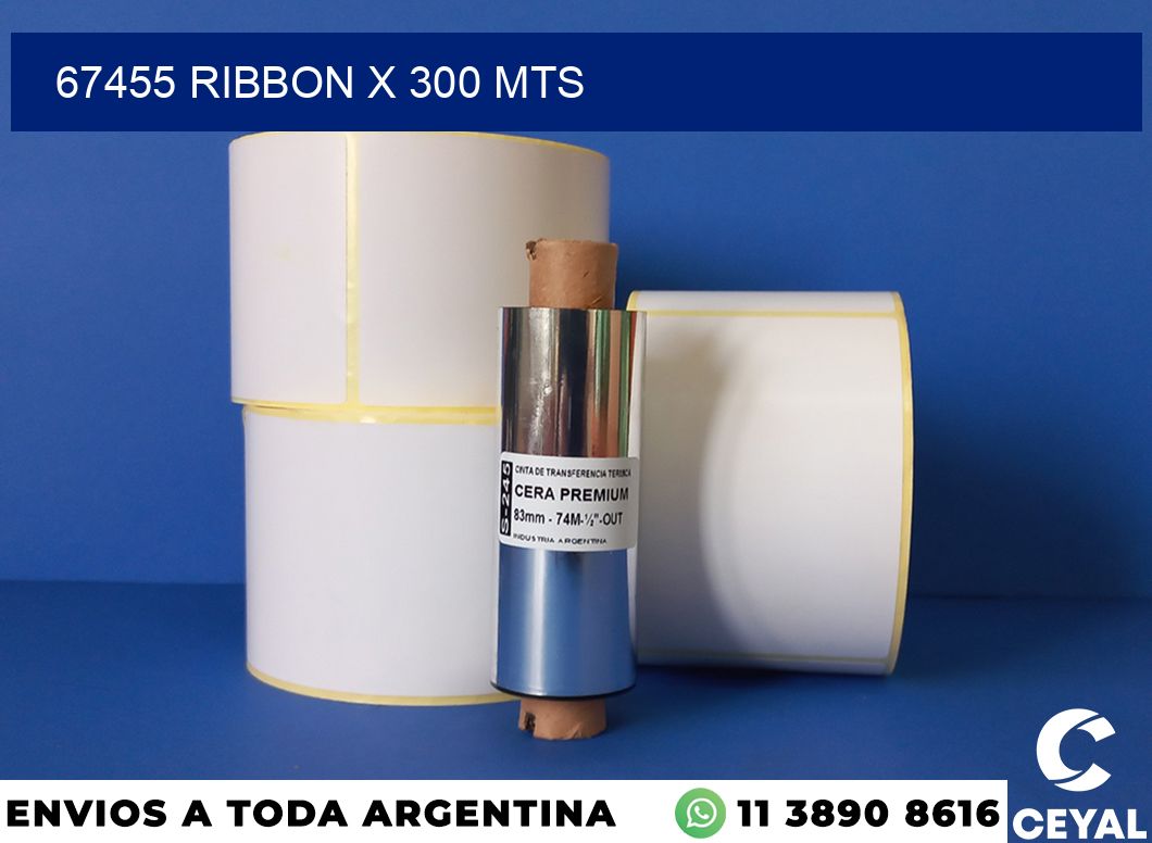 67455 ribbon x 300 mts