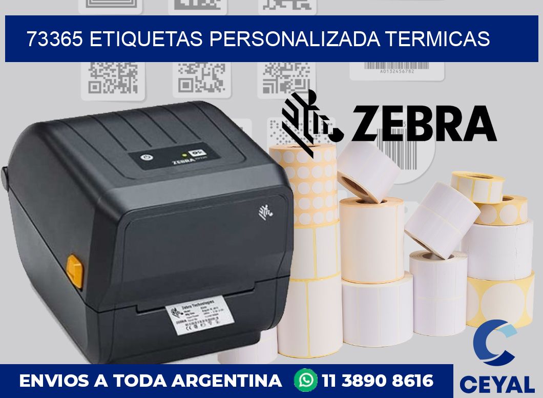 73365 etiquetas personalizada termicas