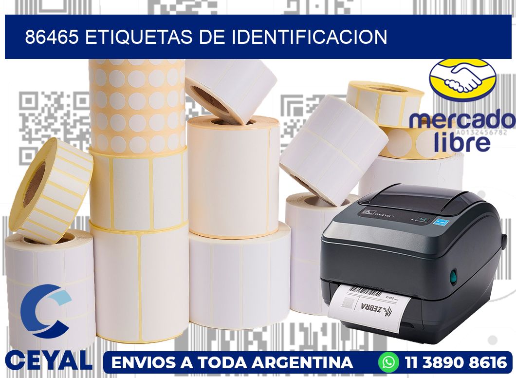 86465 Etiquetas de identificacion